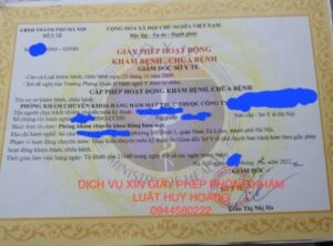DỊCH VỤ THỦ TỤC MỞ PHÒNG KHÁM NHANH, TRỌN GÓI TẠI KHÁNH HOÀ