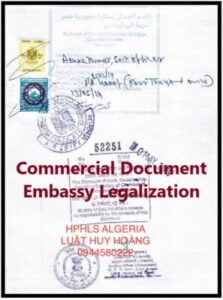 DỊCH VỤ HỢP PHÁP HOÁ LÃNH SỰ ALGERIA (AN-GIÊ-RI)