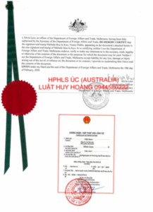 DỊCH VỤ HỢP PHÁP HOÁ LÃNH SỰ ÚC (AUSTRALIA)