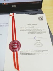 HỢP PHÁP HOÁ LÃNH SỰ SINGAPORE