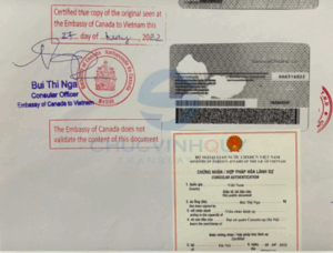 HỢP PHÁP HOÁ LÃNH SỰ ITALIA (Ý)