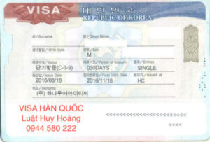 DỊCH VỤ XIN VISA THƯƠNG MẠI (C-3-4) HÀN QUỐC NHANH, TRỌN GÓI